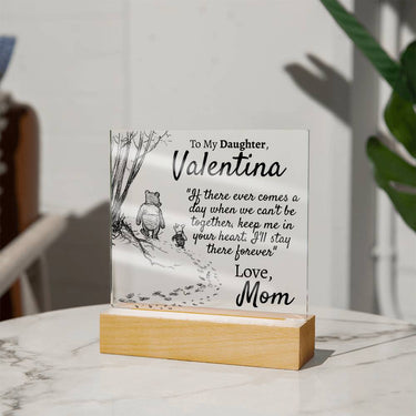 Personalized Daughter - Comes a Day - Love Mom - Love You This Much